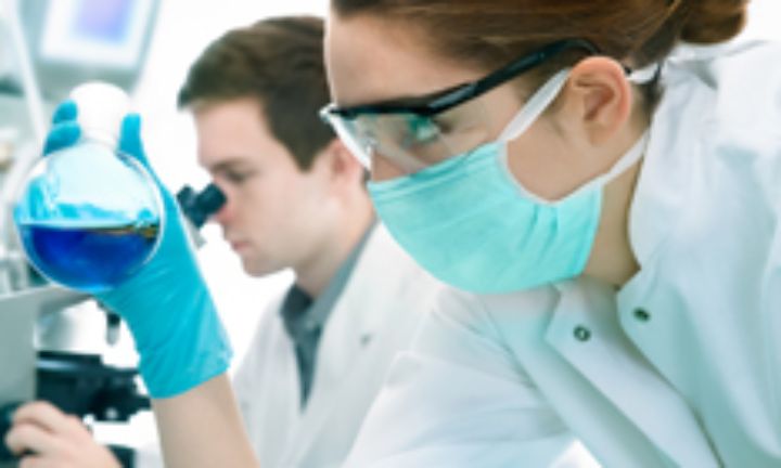 Scientists in lab